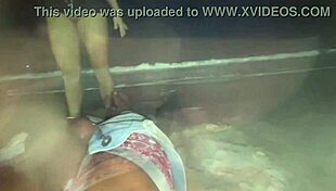 i fucked mila falk on rio beach, joao begged to cum inside her pussy, what a slut