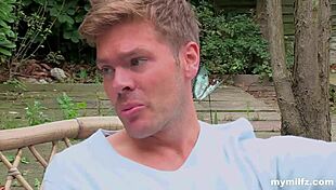 Husband cuckolds wife while hiding in closet