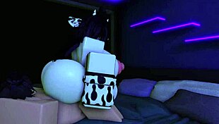fucking really hard my cow slut in roblox