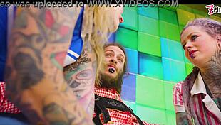 Alternative Costume Anal 4-Some With Double Penetration And Facial!