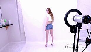 skinny blonde model gets fucked during audition