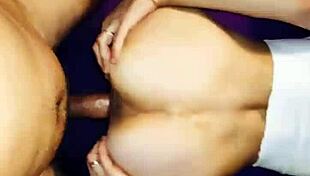 40-year-old MILF tries anal with big cock in porn studio.