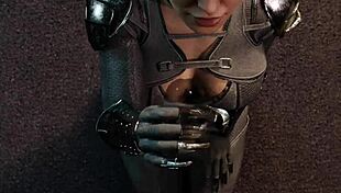 catwoman jerking off a dildo