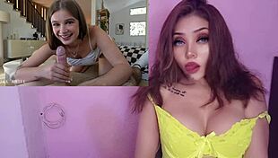 Pequeña Hermanastra Infiel Teniendo Clases De Sexo Con Su Hermanastro