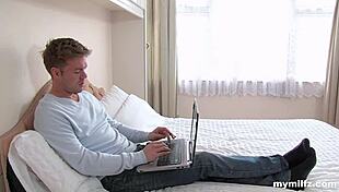 Husband cuckolds wife while hiding in closet