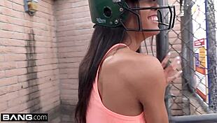 Asian teen 18+ aria skye gets tight pussy pounded