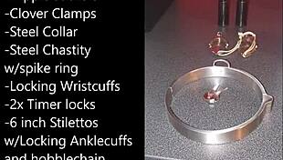 Sissy Prepares Selfbondage With Buttplug And Dildo