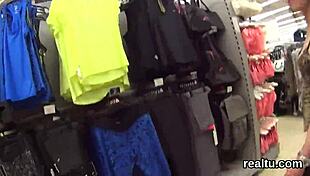 Wow! Perfect Czech Teen Seduced in Mall and POV Penetrated!