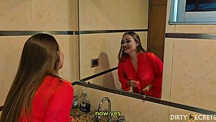 stepmom fucks stepson's ass to avoid getting caught