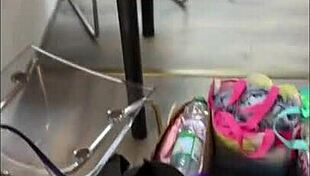 Hot petite blonde paints balls for Easter celebration