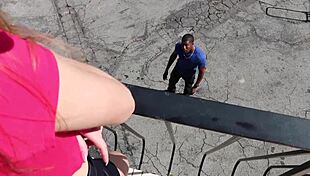 18 blonde teen sadie blair enjoys attention