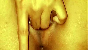 my cute little stepsister masturbates her sexy pussy very nicely