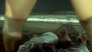 i fucked mila falk on rio beach, joao begged to cum inside her pussy, what a slut