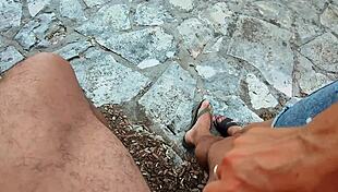 Teacher And Student Caught Flashing Nude At The Beach