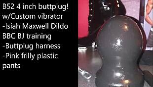 Sissy Prepares Selfbondage With Buttplug And Dildo