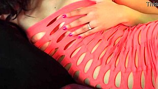 Sloppy grinding introduction in POV interview with Latina