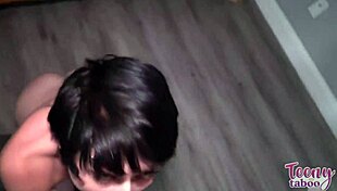 Flirty brunette kitty lynn fucks her mature neighbor seth brogan. Deepthroat, cowgirl, and creampie included.