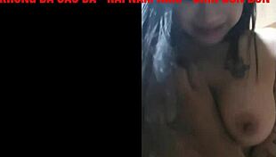 Vietnamese sex movie with call girl paying debt while husband away