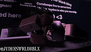 fucking a snowbunny fan on roblox