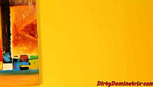 Imagine a bound beauty dominating with cucumber play on the bed