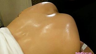 rare masked pervert fucks oiled tits with olivia blu