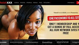 Kay Kush as Big Tit Black Goddess in Femdom Fetish Scene