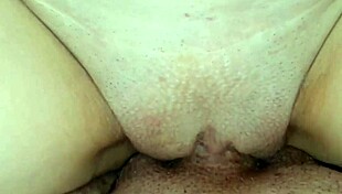 Skinny wife in pink lingerie gets creampied by husband