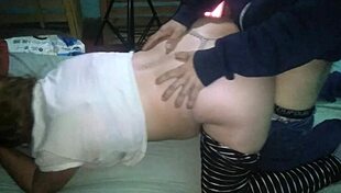 Latina Couple Doggystyle Fuck With Thong Pulled Aside