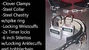 Sissy Prepares Selfbondage With Buttplug And Dildo