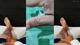 fiquei excitado pensando na minha ex namorada e bati uma punheta ficando com a mão toda gozada minha esposa não pode saber disso watch on sheer red