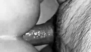 Colombian Amateur Gets Assfucked Hardcore in Black and White Video