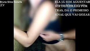 bruna silva hotwife fucks friend after party, cums inside