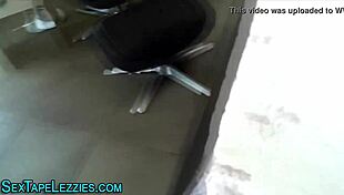 Lesbian babe engages in self-pleasure