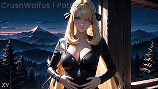 Cynthia's wild pussy grinds non-stop