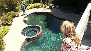 white cougar seduces black midget with huge cock 😏