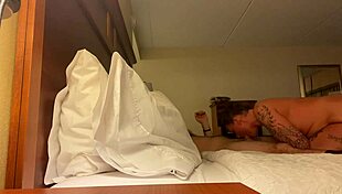 Deep Throat My Big Cock In A Hotel Room!
