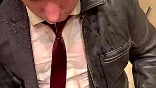 kinkysirius menatplay suit officesuit office leather meninleather leather