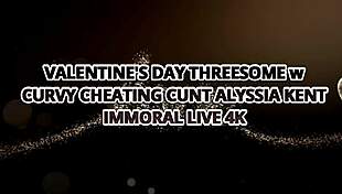 Dean van damme fucks alyssia's cheating cunt on valentines day