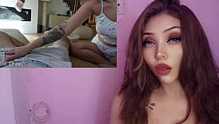 Pequeña Hermanastra Infiel Teniendo Clases De Sexo Con Su Hermanastro