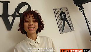 TINY LATINA TEEN 18+ CUTIE SUCKS BIG COCK POV IN SLOPPY BLOWJOB SESSION