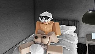 Fucking my cute girlfriend in the bedroom, so intense! 😈