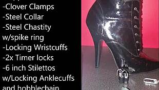 Sissy Prepares Selfbondage With Buttplug And Dildo