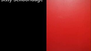 Sissy Prepares Selfbondage With Buttplug And Dildo