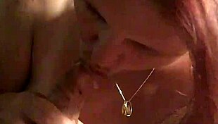 Wife deepthroats cock long down her throat