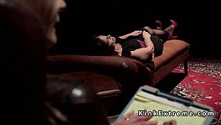 Bound slave fucked hard and anal fingered