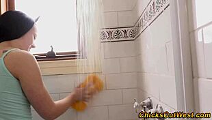 Remaja Australia semula jadi 18+ gosok badan dia