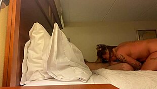 Deep Throat My Big Cock In A Hotel Room!