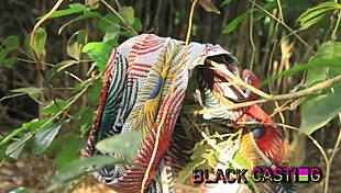 lucky farmer catches petite tiny teen and enjoys outdoor intimacy in forest