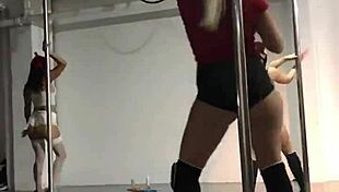 Doctorita Argenta Performs Intense Sexy Striptease In The Tube