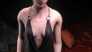 Girl Fucked By Floating Dildo In Solo Action